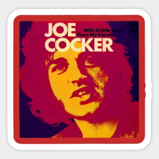 Joe cocker t-shirt Sticker